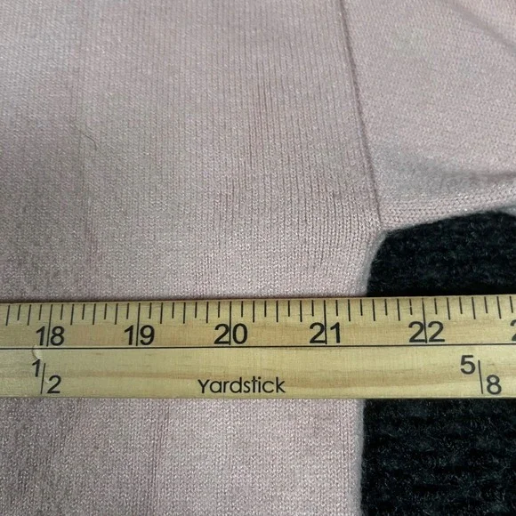 Nordstrom Womens Pink Crewneck Sweater Medium Lenzing Ecovero Viscose Blend Knit - Picture 4 of 6